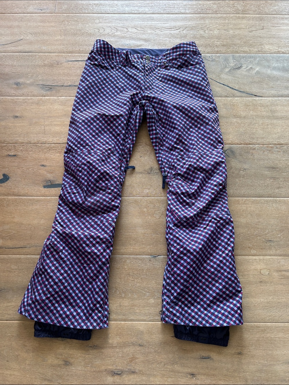Burton Women's Purple Plaid Snow Pants